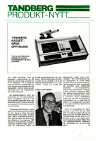 Tandberg TCD-300 - Brochure